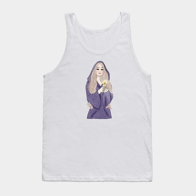 Witch and candle Tank Top by piscoletters